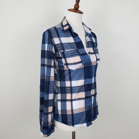 A&K Originals Split Back Flannel Shirt - Picture 7 of 12